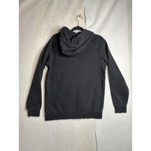 Jordan Jumpman Pullover Hoodie Mens Medium Black White Logo Fleece Raglan 2670